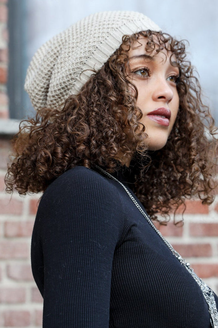 Textured Slouch Beanie - NeoKira Unlimited