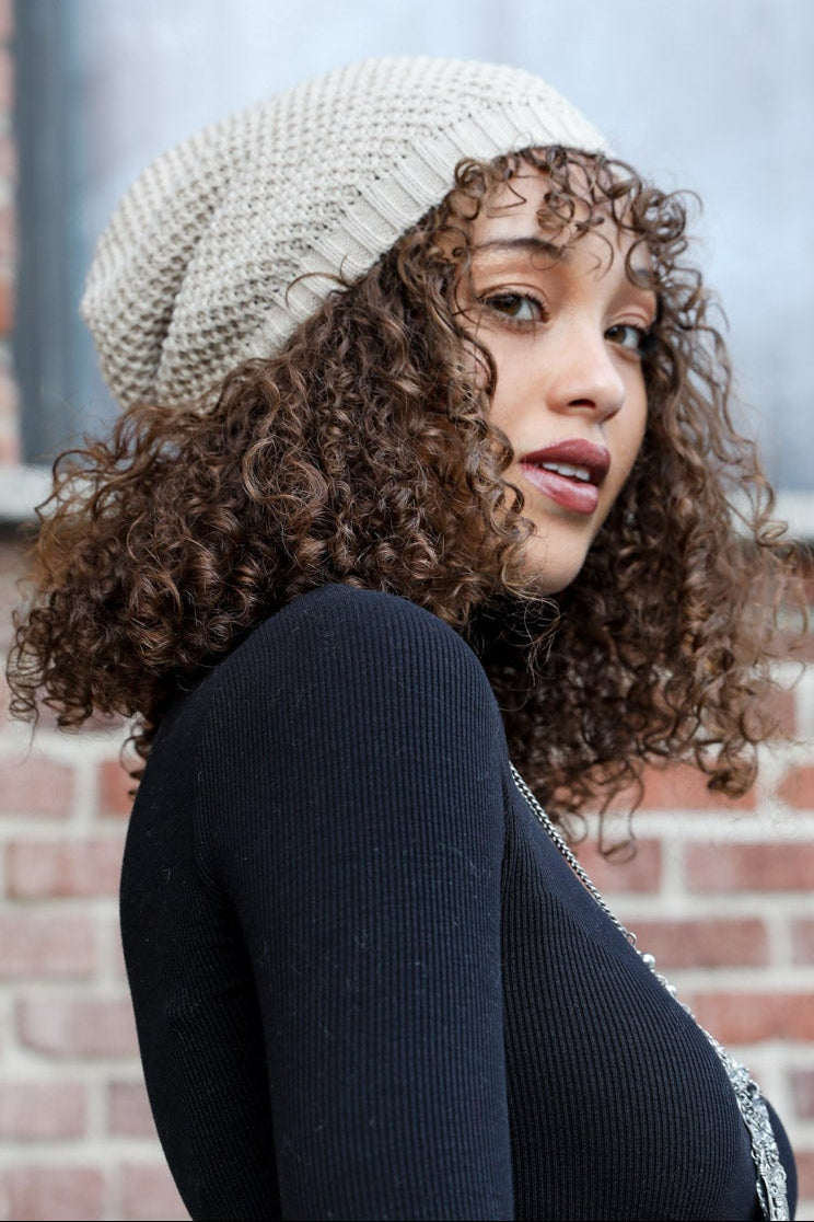 Textured Slouch Beanie - NeoKira Unlimited