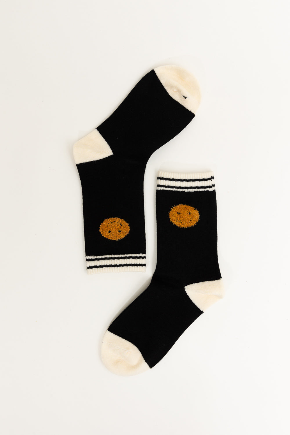 Threaded Smiles Cashmere Crew Socks - NeoKira Unlimited