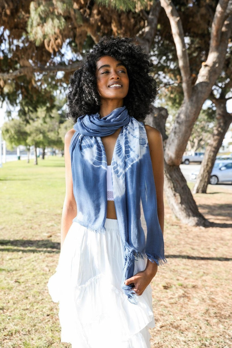 Tie Dye Karma Scarf Scarves Leto Collection   