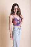 Tie Dye Mesh Keyhole Brami Brami Leto Collection   