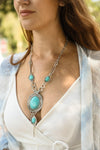 Turquoise Bolo Necklace Necklaces Leto Collection   