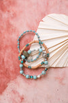 Turquoise Mixed Bead Stackable Bracelet Bracelets Leto Collection   