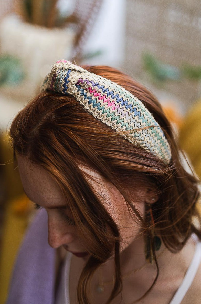 Twine Woven Knotted Headband Headbands Leto Collection   