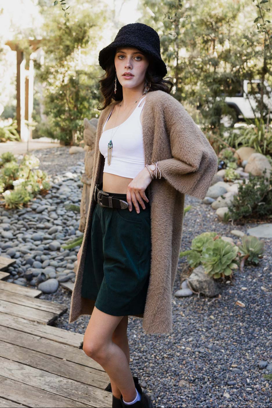 Ultra-Soft Luxe Mohair Knit Cardigan - NeoKira Unlimited