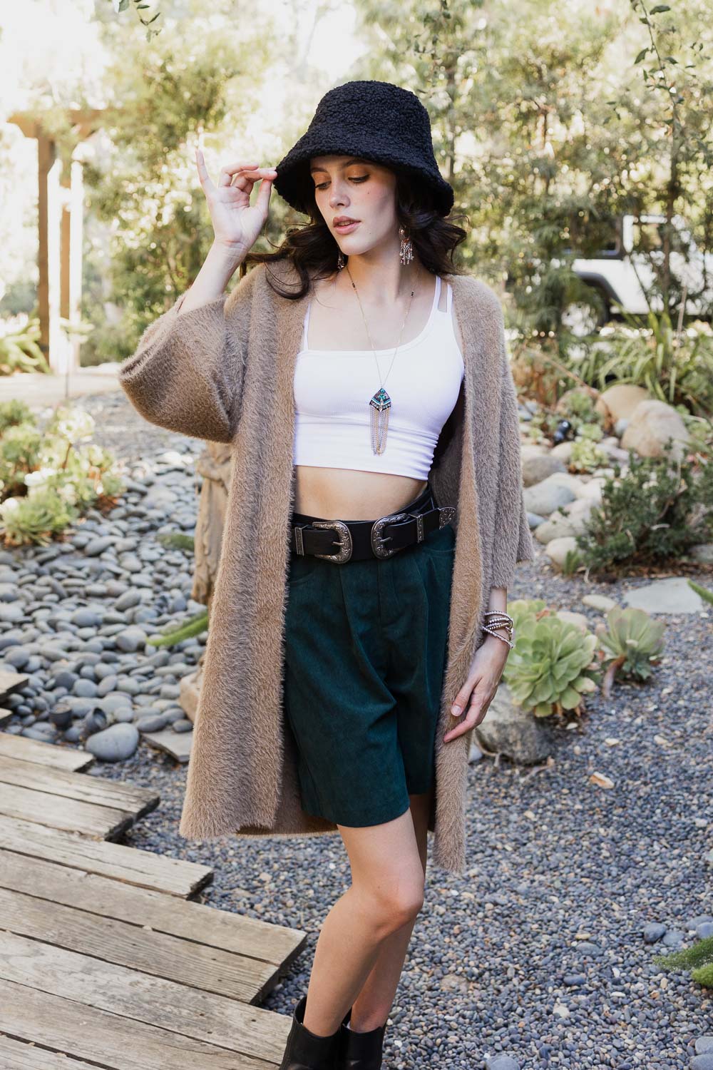 Ultra-Soft Luxe Mohair Knit Cardigan - NeoKira Unlimited