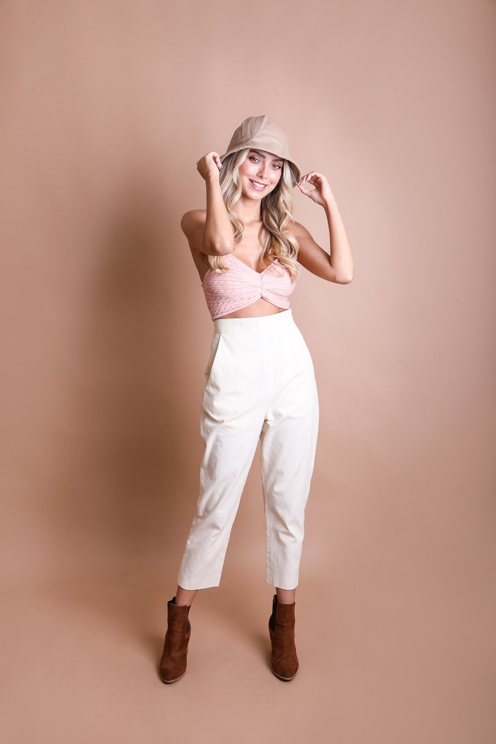 Vegan Leather Bucket Hat Hats Leto Collection   