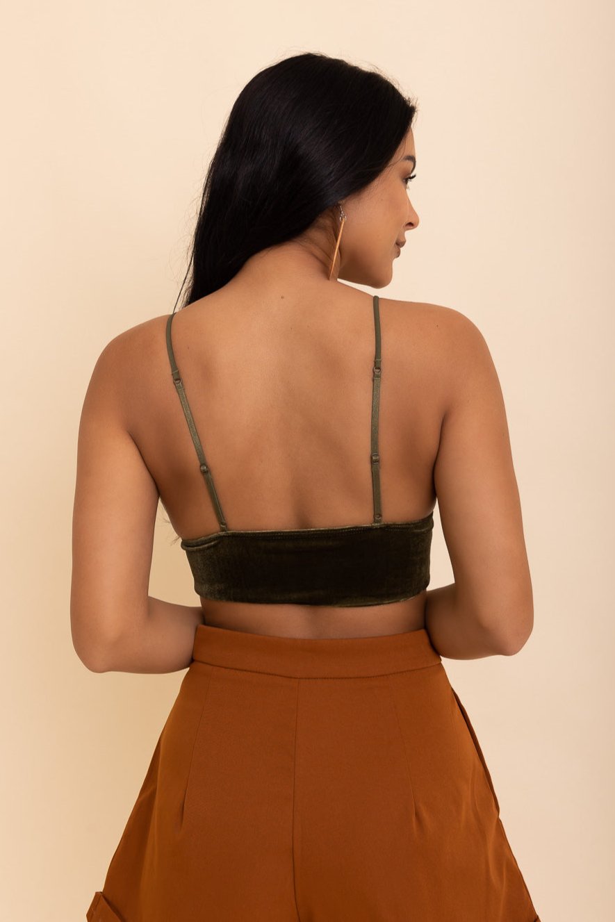 Velvet Elegance Longline Bralette - NeoKira Unlimited