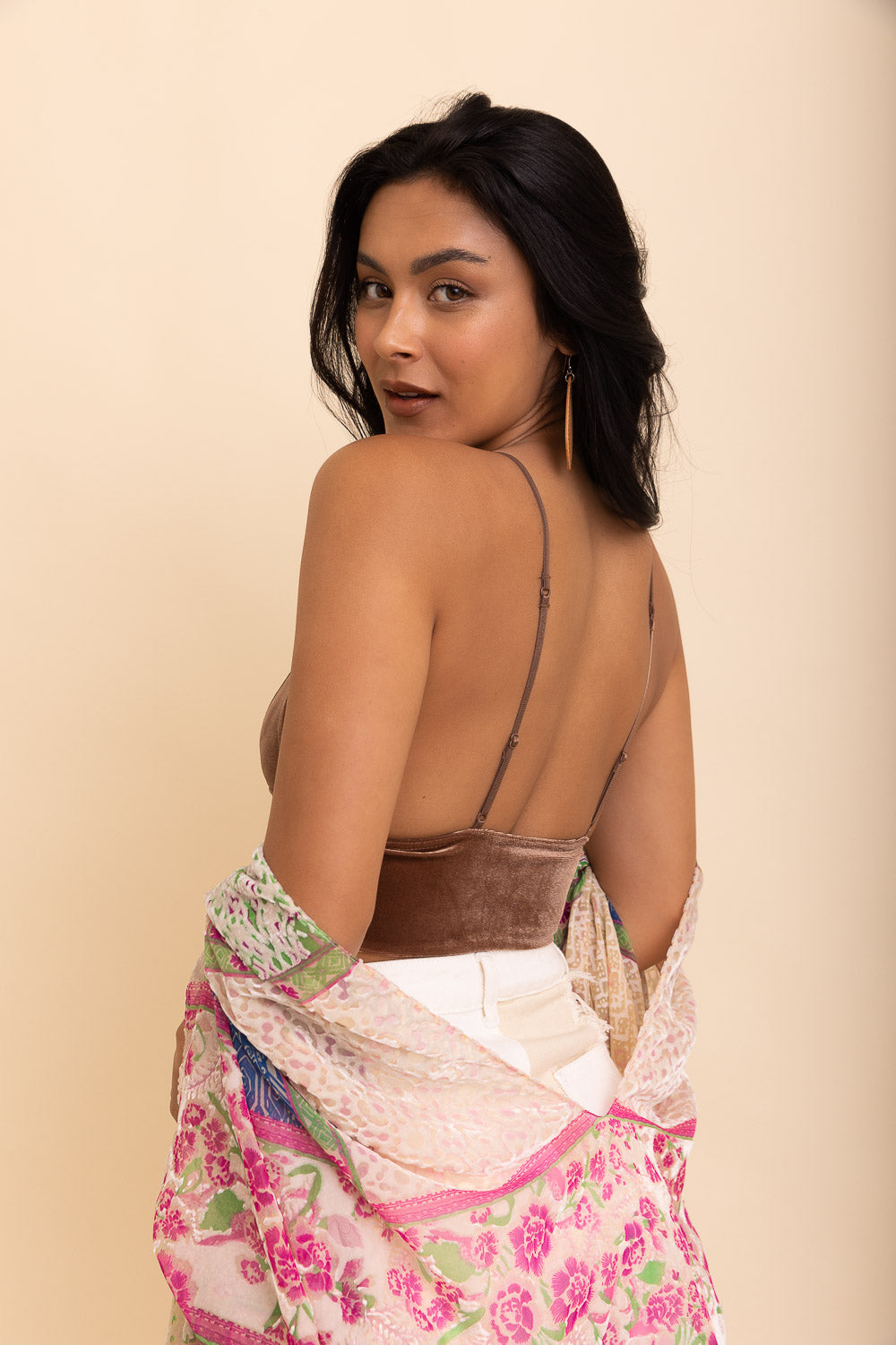 Velvet Elegance Longline Bralette - NeoKira Unlimited