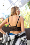 Velvet Lace Bralette Bralette Leto Collection   