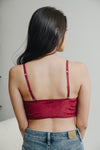 Velvet Lace Half Bralette Bralette Leto Collection   