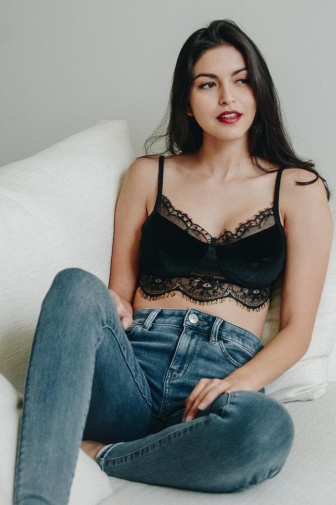 Velvet Lace Half Cami - NeoKira Unlimited