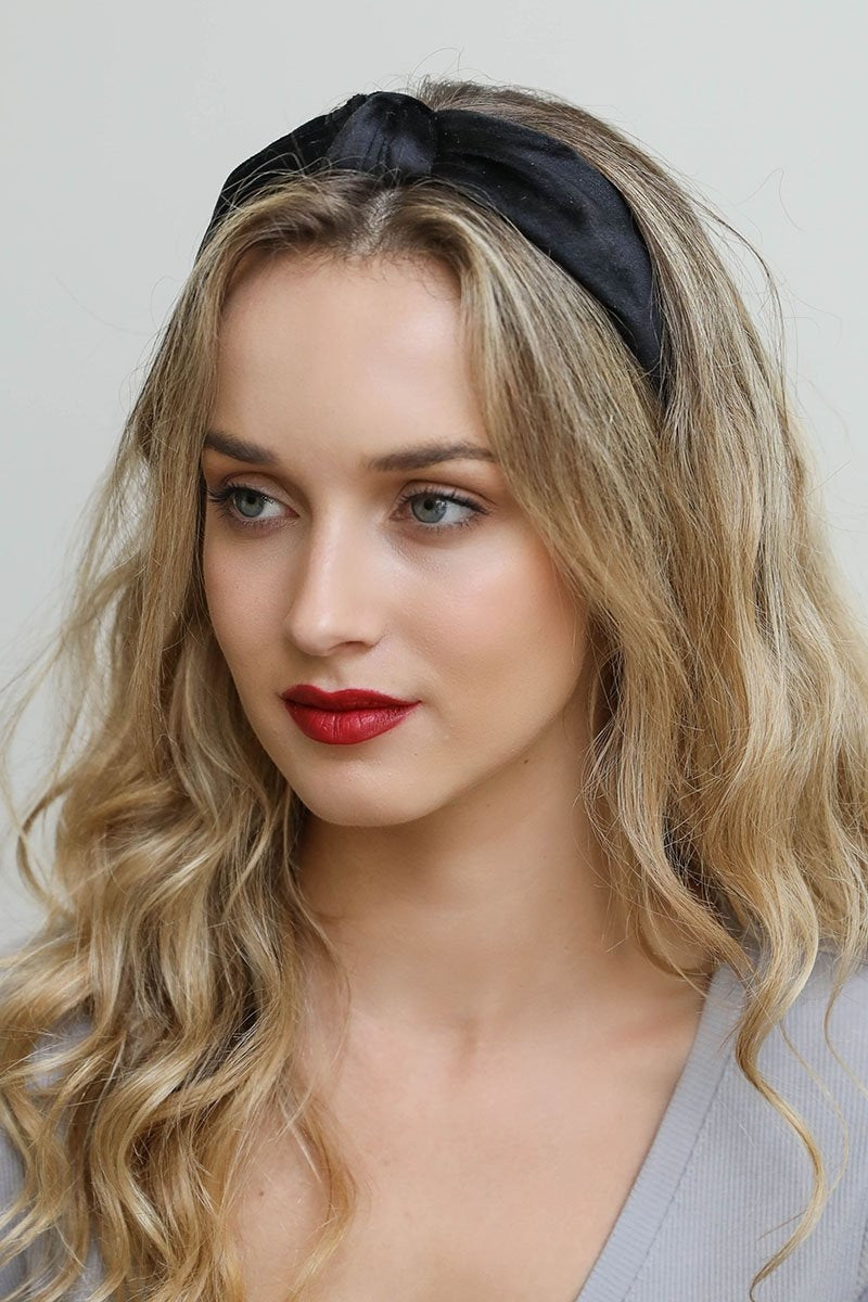 Velvet Twist Knot Headband - NeoKira Unlimited
