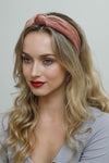 Velvet Twist Knot Headband Headbands Leto Collection   