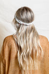 Vine Print Twist Headband Headbands Leto Collection   