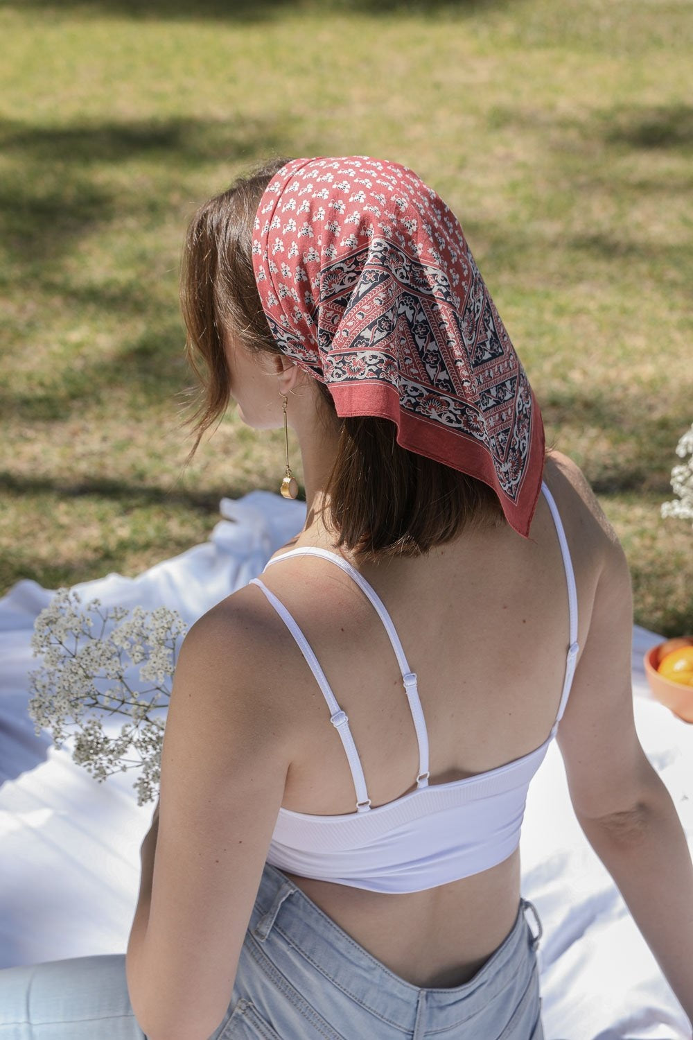 Vintage Vine Bandana Bandanas Leto Collection   