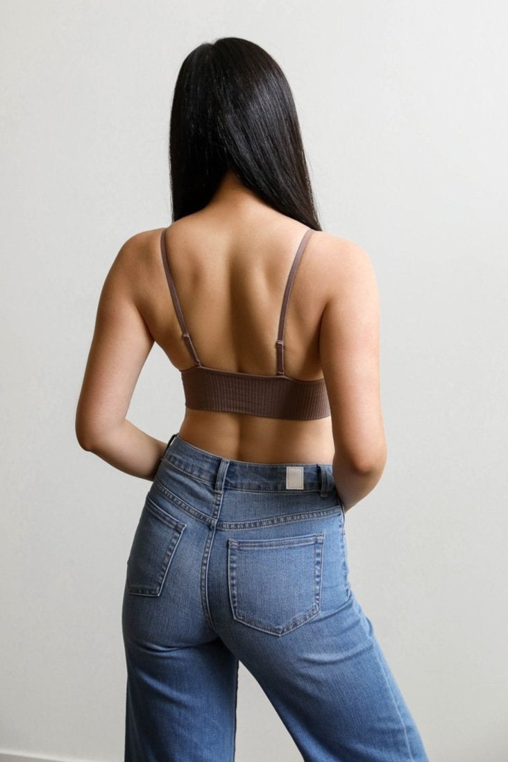 Waistband Loop Lace Brami – Feminine Stretchy Cami Top - NeoKira Unlimited