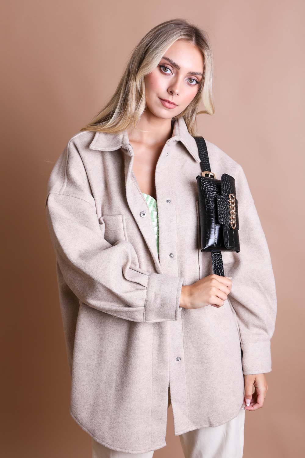 Wide Clutch Chain Belt Bag - NeoKira Unlimited