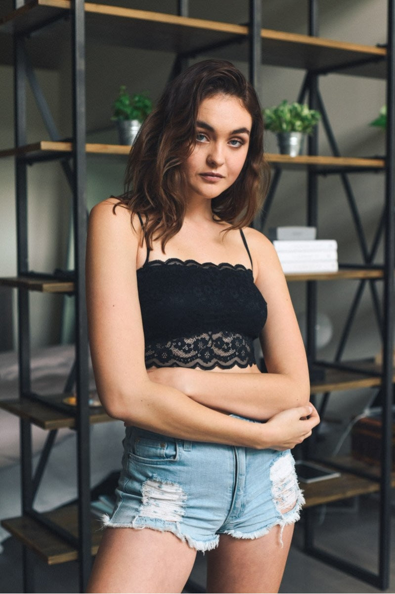 Wide Lace Bandeau - NeoKira Unlimited