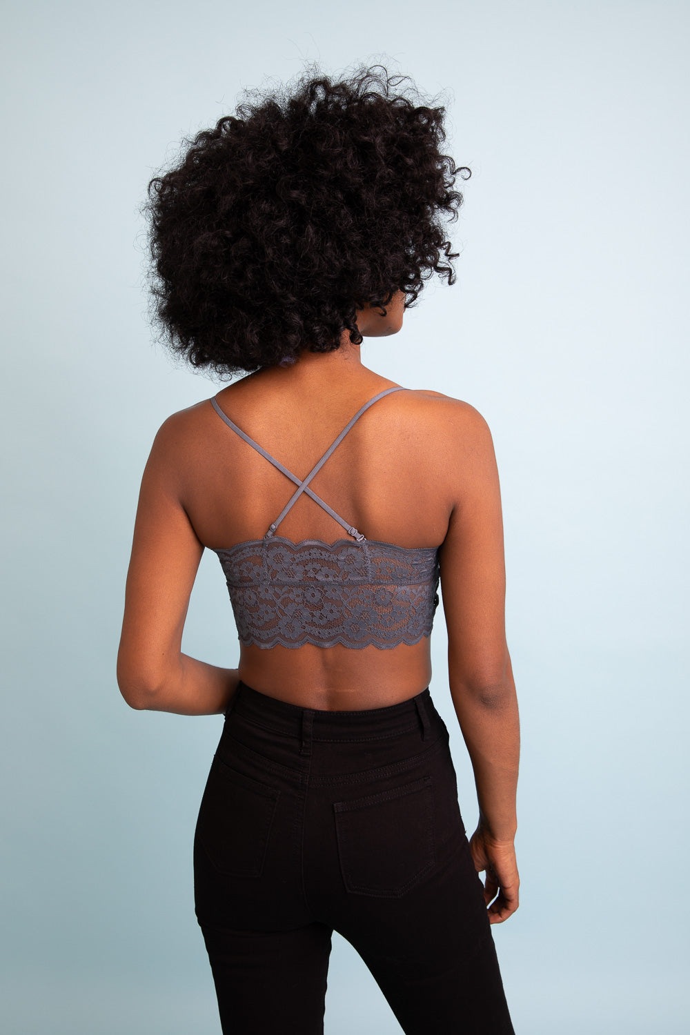 Wide Lace Bandeau w/ Detachable Straps - NeoKira Unlimited