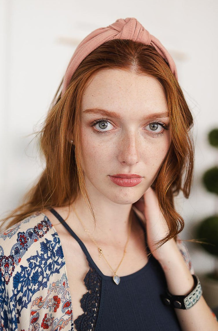 Wide Striped Topknot Headband – Chic and Comfortable - NeoKira Unlimited