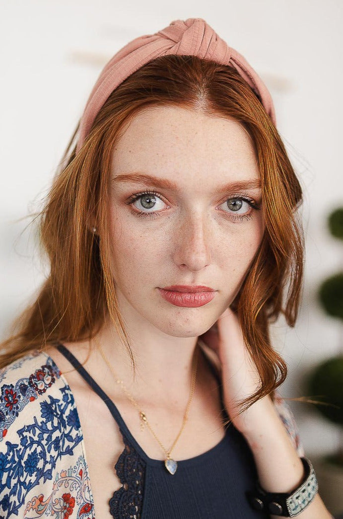 Wide Striped Topknot Headband – Chic and Comfortable - NeoKira Unlimited