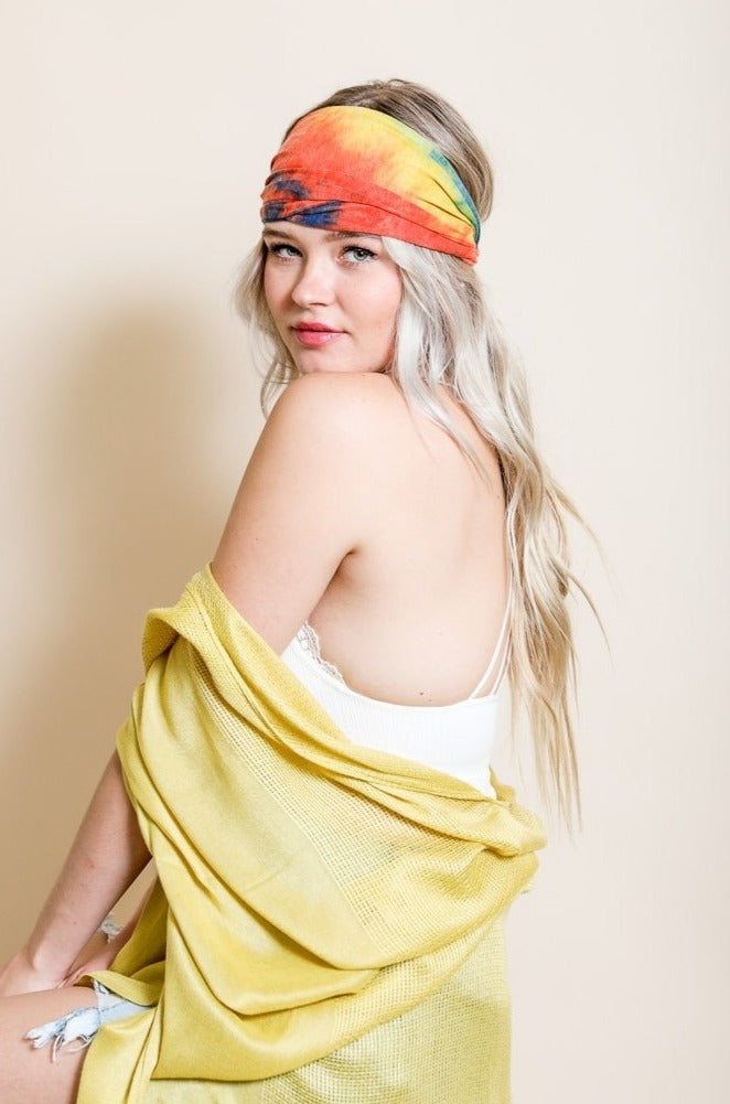 Wide Tie-Dye Headband - NeoKira Unlimited