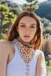 Wild Animal Print Bandana Bandanas Leto Collection Rust  