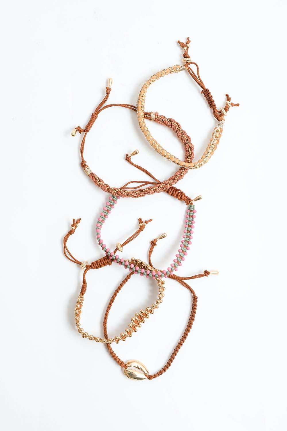 Woven Stackable Beaded Bracelet Bracelets Leto Collection   