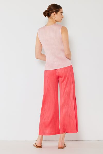 Marina West Swim Pleated Wide-Leg Pants with Side Pleat Detail  Trendsi   