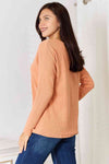 Basic Bae Half Button Long Sleeve Top Top Trendsi   