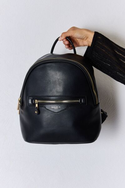 David Jones PU Leather Backpack - NeoKira Unlimited