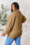 Basic Bae Full Size Ribbed Cocoon Cardigan Cardigan Trendsi   