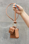 Nicole Lee USA Vegan Leather 3-Piece Lanyard Set Handbag Trendsi   