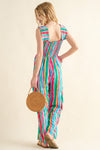 And The Why Full Size Striped Smocked Sleeveless Jumpsuit Jumpsuits Trendsi   