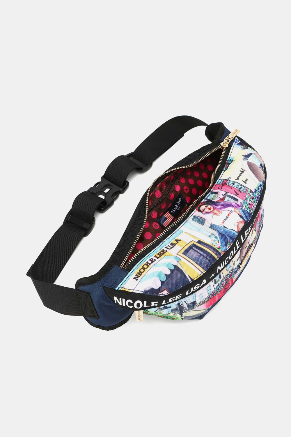 Nicole Lee USA Logo Fanny Pack Fanny Packs Trendsi   