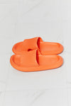 Arms Around Me Open Toe Slide in Orange Slides Trendsi   