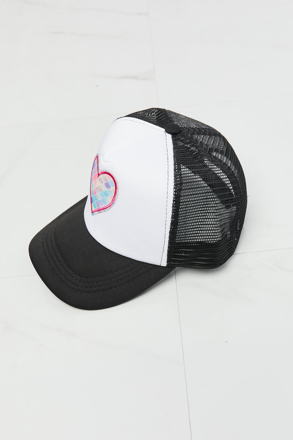 Fame Trucker Hat in Black Caps Trendsi   