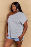 Ninexis in My Groove One Shoulder Loose Top Top Trendsi   