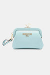 Nicole Lee USA Elise Pearl Coin Purse Handbag Trendsi Blue One Size 