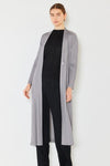 Marina West Swim Pleated Long Sleeve Cardigan Cardigan Trendsi Gray S/M 