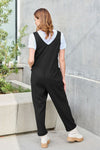 Double Take Full Size Sleeveless Straight Jumpsuit Jumpsuits Trendsi   