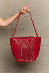 Nicole Lee USA Amy Studded Bucket Bag Handbag Trendsi   