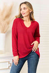 Culture Code Full Size Wide Notch Relax Top Top Trendsi   