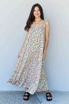 Doublju In The Garden Ruffle Floral Maxi Dress in Natural Rose Maxi Dress Trendsi   