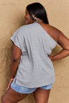 Ninexis in My Groove One Shoulder Loose Top Top Trendsi   