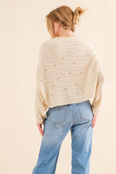 And The Why Dolman Sleeves Sweater - NeoKira Unlimited