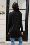 Basic Bae Full Size Open Front Long Sleeve Cardigan with Pockets Cardigan Trendsi   