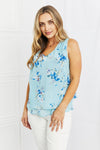 Sew In Love Off To Brunch Full Size Floral Tank Top Top Trendsi   