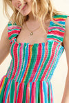 And The Why Full Size Striped Smocked Sleeveless Jumpsuit Jumpsuits Trendsi   